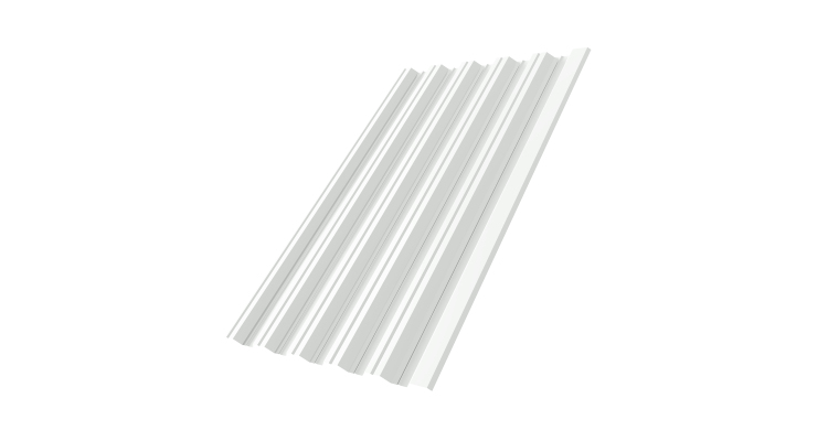 Профнастил НС35 R 0.45 PE RAL 9003 сигнальный белый