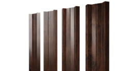 Штакетник М-образный В с прямым резом 0.45 Print Elite Cherry Wood TwinColor