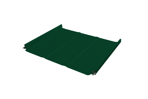 Кликфальц Pro Line Grand Line 0,45 PE с пленкой на замках RAL 6005 зеленый мох