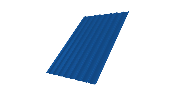 Профнастил С20В 0,45 PE RAL 5005 сигнальный синий