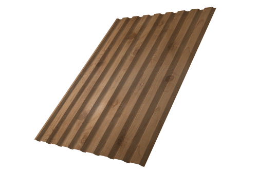 Профнастил С20A 0.45 Print Premium Pine Wood Fresh