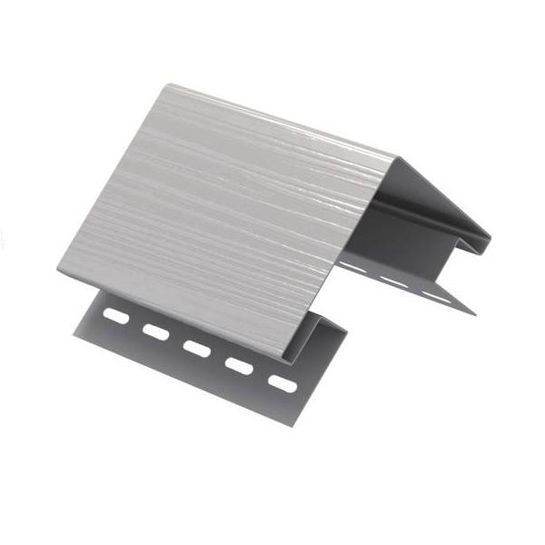 Наружный угол сайдинга 3050 ЮП (уп 5 шт), цвет серый