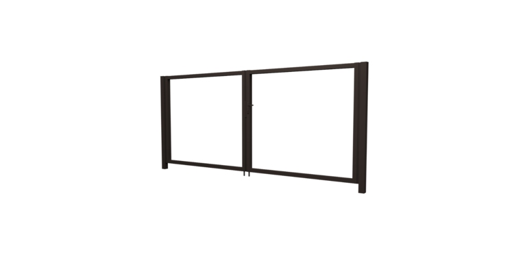 Ворота Жалюзи Texas 1.5х3.6 RR 32 без заполнения (ламель 125 мм)