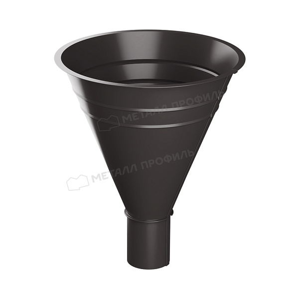 Воронка водосборная Металл Профиль Foramina PUR D100/300 RR32