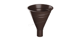 Воронка водосборная Металл Профиль Foramina PUR D100/300 RAL 8017