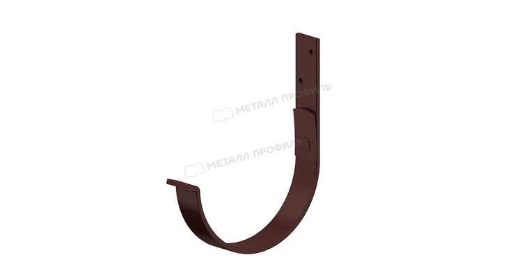 Держатель желоба карнизный Металл Профиль GRANDSYSTEM D125х132 RAL 8017