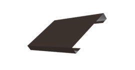 Ламель лицевая 150 забора жалюзи Texas 0.5 PurPro с пленкой RR 32 темно-коричневый