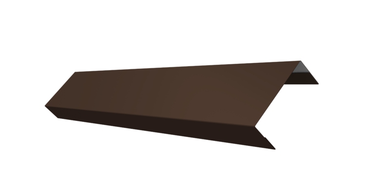 Ламель лицевая 50 забора жалюзи Texas 0.45 Drap ST с пленкой RAL 8017 шоколад