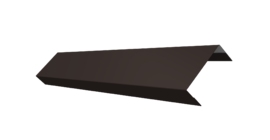 Ламель обратная 50 забора жалюзи Texas 0.5 PurLite Matt с пленкой RR 32 темно-коричневый