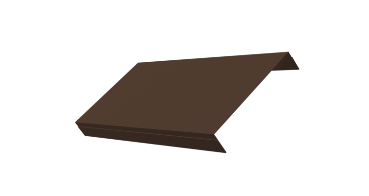 Ламель обратная 150 забора жалюзи Texas 0.45 Drap-double TX RAL 8017 шоколад