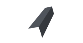 Угол внешний 50х50 0,45 Drap TwinColor RAL 7024 мокрый асфальт (2м)