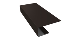 J-Профиль 18мм 0,45 Drap TR RR 32 темно-коричневый (2м)