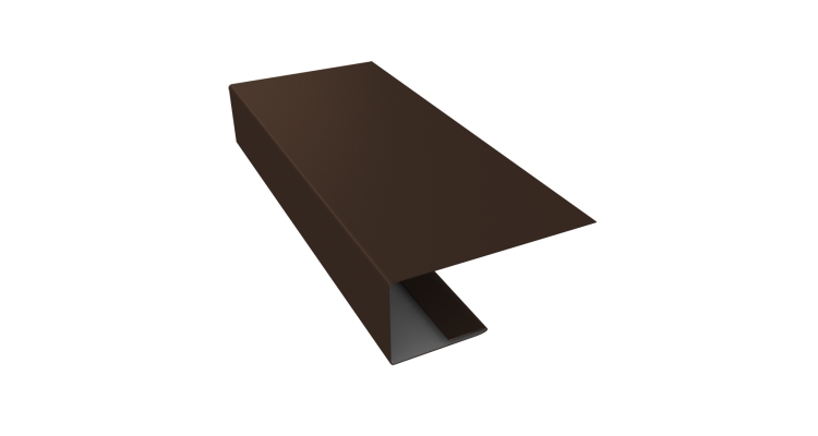 J-Профиль 18мм 0,5 Drap TX RAL 8017 шоколад (3м)