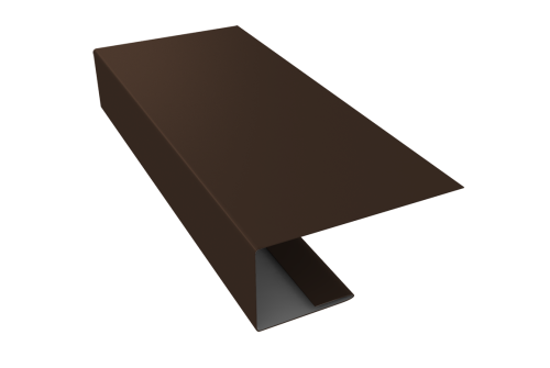 J-Профиль 18мм 0,5 Drap TX RAL 8017 шоколад (3м)