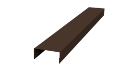 Крышка 30х20 жалюзи Texas 0,5 PurPro Matt 275 RAL 8017 шоколад (2м)